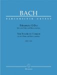 BACH J.S.:TRIO SONATA IN G MAJOR BWV 1039 FOR TWO FLUTES AND BASSO CON.