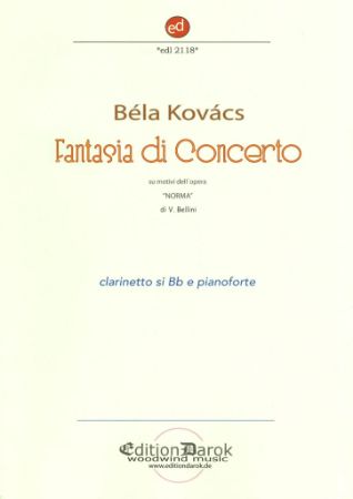 KOVACS:Fantasia di Concerto su motivi dell' opera "Norma" di V. Bellini