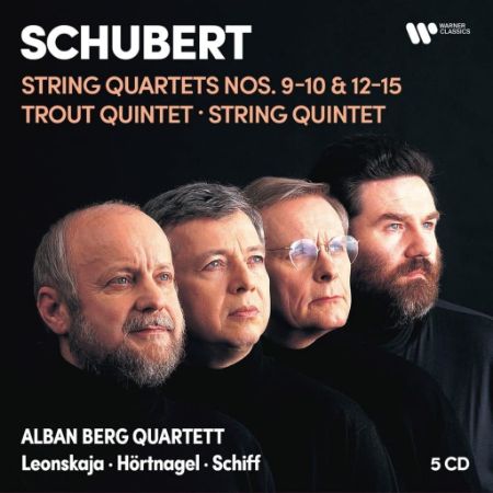 SCHUBERT:STRING QUARTETS NO.9-10 &12-15/ALAN BERG QUARTET 5CD