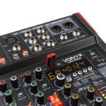 VONYX MEŠALNA MIZA VM-KG08 Music Mixer 8-Channel BT/DSP/USB Record