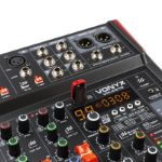 VONYX MEŠALNA MIZA VM-KG10 Music Mixer 10-Channel BT/DSP/USB Record