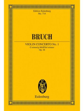 BRUCH:VIOLIN CONCERTO NO.1 G-MOLL OP.26 STUDY SCORE
