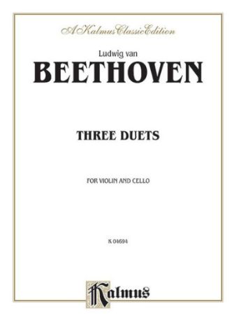 BEETHOVEN:THREE DUETS FOR VIOLIN AND CELLO