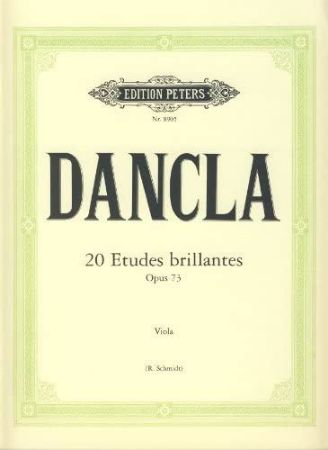 DANCLA:20 ETUDES BRILLANTES OP.73 VIOLA