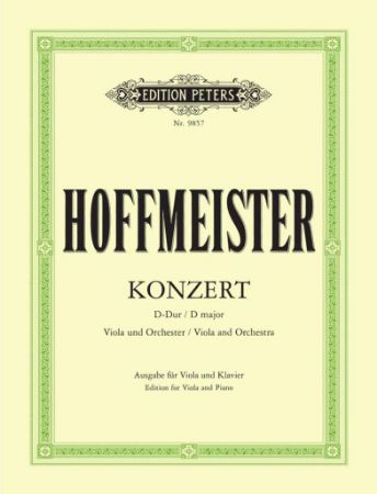 HOFMEISTER:KONZERT D-DUR VIOLA AND PIANO