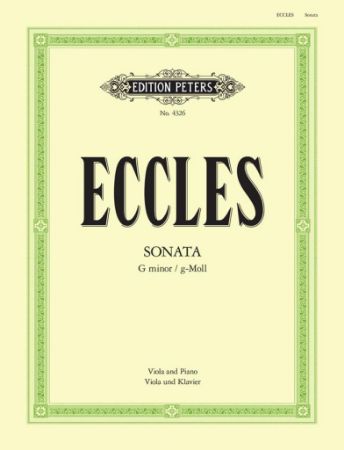 ECCLES:SONATA G-MOLL VIOLA AND PIANO