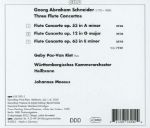 SCHNEIDER:THREE FLUTE CONCERTOS