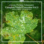 TELEMANN:COMPLETE VIOLIN CONCERTOS VOL.5