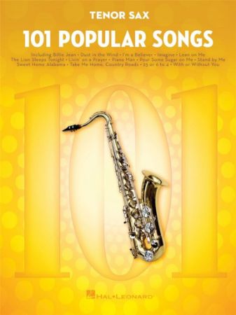 101 POPULAR SONGS TENOR SAXOPHONE