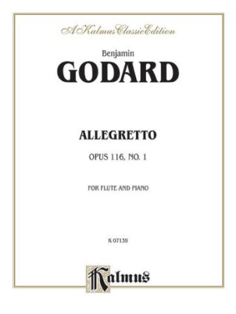GODARD:ALLEGRETTO OP.116 NO.1 FOR FLUTE AND PIANO