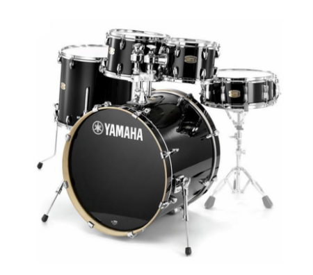 YAMAHA SET BOBNOV STAGE CUSTOM STUDIO BIRCH SBP0F5 RAVEN BLACK