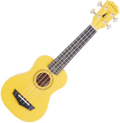 ARROW sopran ukulele PB10 Yellow w/bag