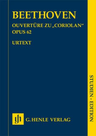 BEETHOVEN:OUVERTURE ZU "CORIOLAN" OP.62 STUDY SCORE
