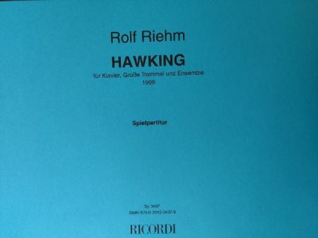 RIEHM:HAWKING FULL SCORE