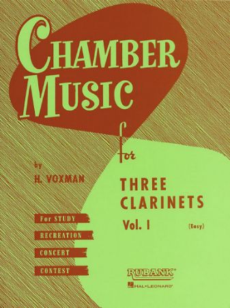 VOXMAN:CHAMBER MUSIC THREE CLARINETS VOL.1