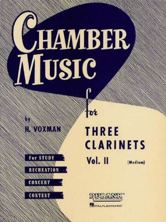 VOXMAN:CHAMBER MUSIC THREE CLARINETS VOL.2