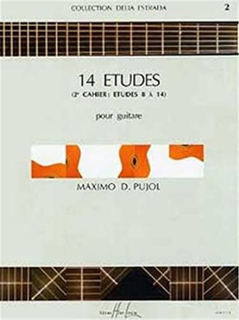 PUJOL:14 ETUDES 8-14 VOL.2 GUITAR