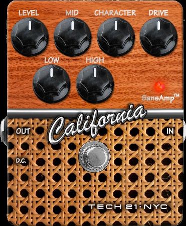 Tech 21 California analog  Overdrive Guitar Pedal