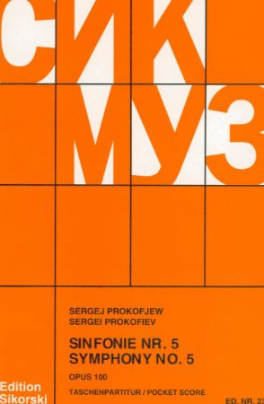 PROKOFIEV:SYMPHONY NO.5 OP.100 STUDY SCORE