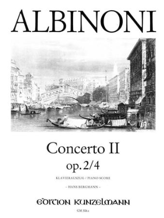 ALBINONI:CONCERTO II OP.2/4 VIOLIN AND PIANO
