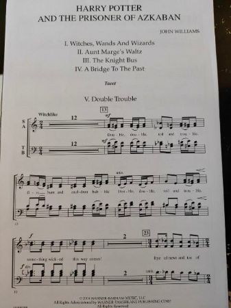 WILLIAMS:HARRY POTTER AND THE PRISONER OF AZKABAN SATB