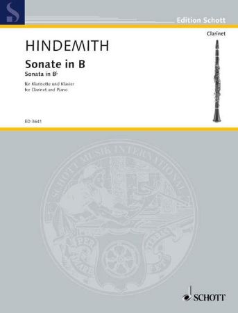 HINDEMITH:SONATE IN B,KLARINET+KLAVIER