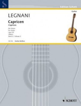 LEGNANI:36 CAPRICEN VOL.2 GUITAR