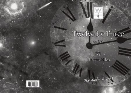 WIGGINS:TWELVE BY THREE OP.108 FOR THREE CELLOS