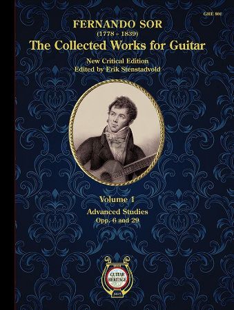 SOR:THE COLLECTED WORKS FOR GUITAR VOL.1 ADVANCED STUDIES OPP.6 AND 29