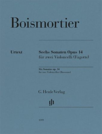 BOISMORTIER:SIX SONATAS OP.14 FOR TWO VIOLONCELLOS (BASSOONS)