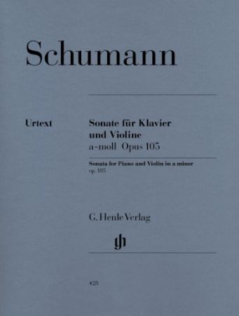 SCHUMANN:SONATA FOR VIOLIN AND PIANO A-MOLL OP.105