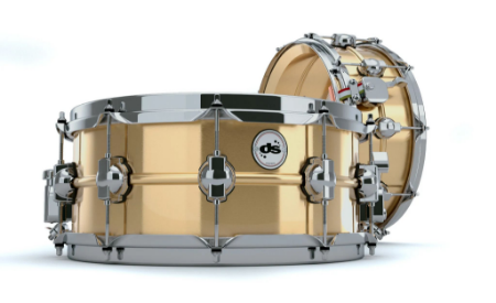 DS DRUMS mali boben snare 14x6'' BRASS