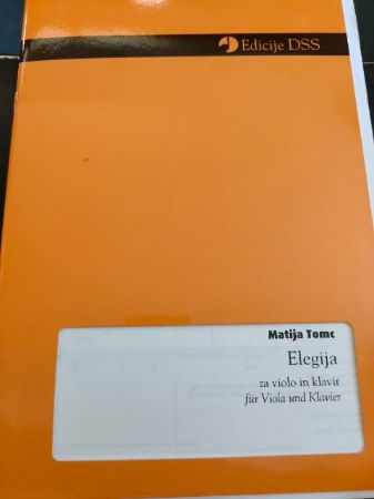 TOMC :ELEGIJA ZA VIOLO IN KLAVIR