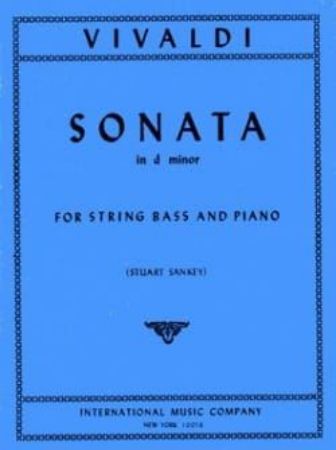 VIVALDI:SONATA IN D MINOR FOR STRING BASS AND PIANO