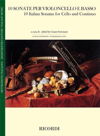 10 SONATE PER VIOLONCELLO E BASSO/10 ITALIAN SONATAS FOR CELLO AND CONTINUO