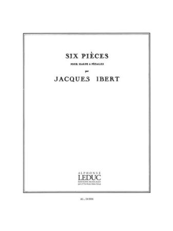 IBERT:SIX PIECES POUR HARPE