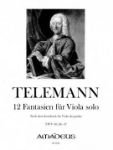 TELEMANN:12 FANTASIEN FUR VIOLA SOLO TWV 40.26-37