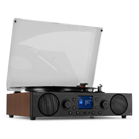 Audizio Tulsa Audio Centre with Record Player DAB+ Radio