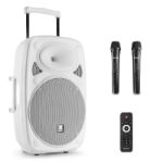 VONYX PRENOSNO BATERIJSKO OZVOČENJE Verve46 Portable Sound System 15” White Edit