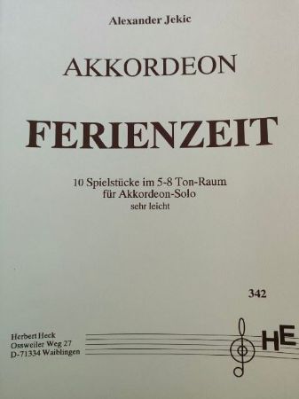 JEKIC:AKKORDEON FERIENZEIT AKKORDEON SOLO