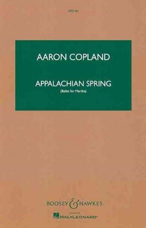 COPLAND:APPALACHIAN SPRING SCORE