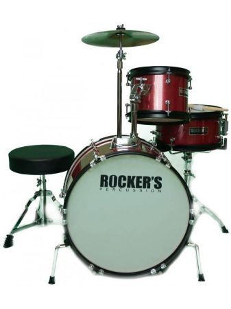 ROCKERS JUNIOR JBJ1049D 3-16 Red akustični bobni set