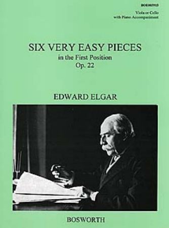 ELGAR:SIX VERY EASY PIECES OP.22 VIOLA AND PIANO