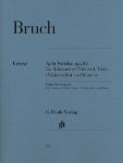 BRUCH:8 STUCKE/EIGHT PIECES  OP.83 FOR CLARINET(VIOLIN),VIOLA(CELLO) AND PIANO