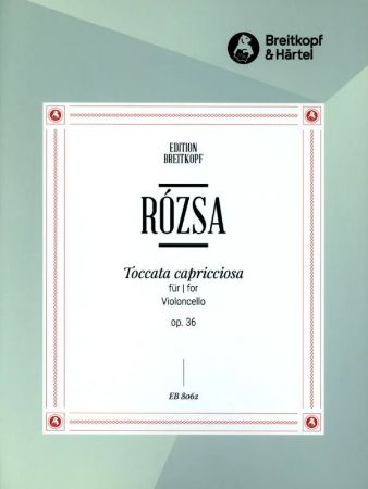ROZSA:TOCCATA CAPRICCIOSA OP.36 FOR VIOLONCELLO