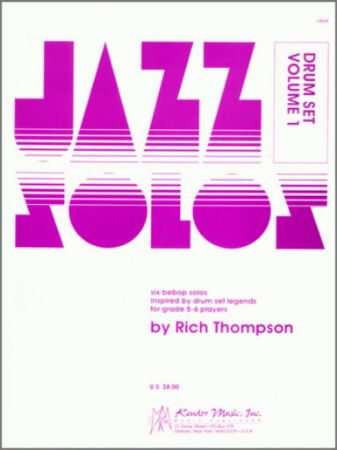 THOMPSON:JAZZ SOLOS FOR DRUM SET, VOLUME 1