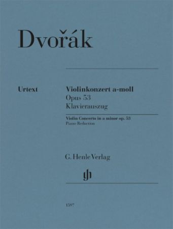 DVORAK:VIOLIN CONCERTO A-MOLL OP.53 VIOLIN AND PIANO