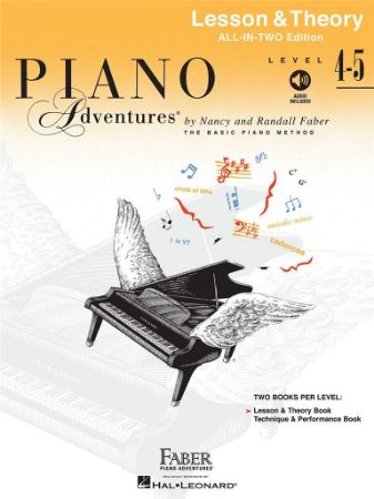 FABER:PIANO ADVENTURES LESSON & THEORY LEVEL 4-5 + AUDIO ACCESS
