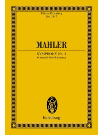 MAHLER:SYMPHONY NO.3 STUDY SCORE