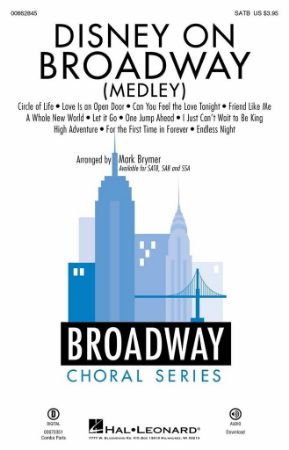 BRYMER:DISNEY ON BROADWAY SATB